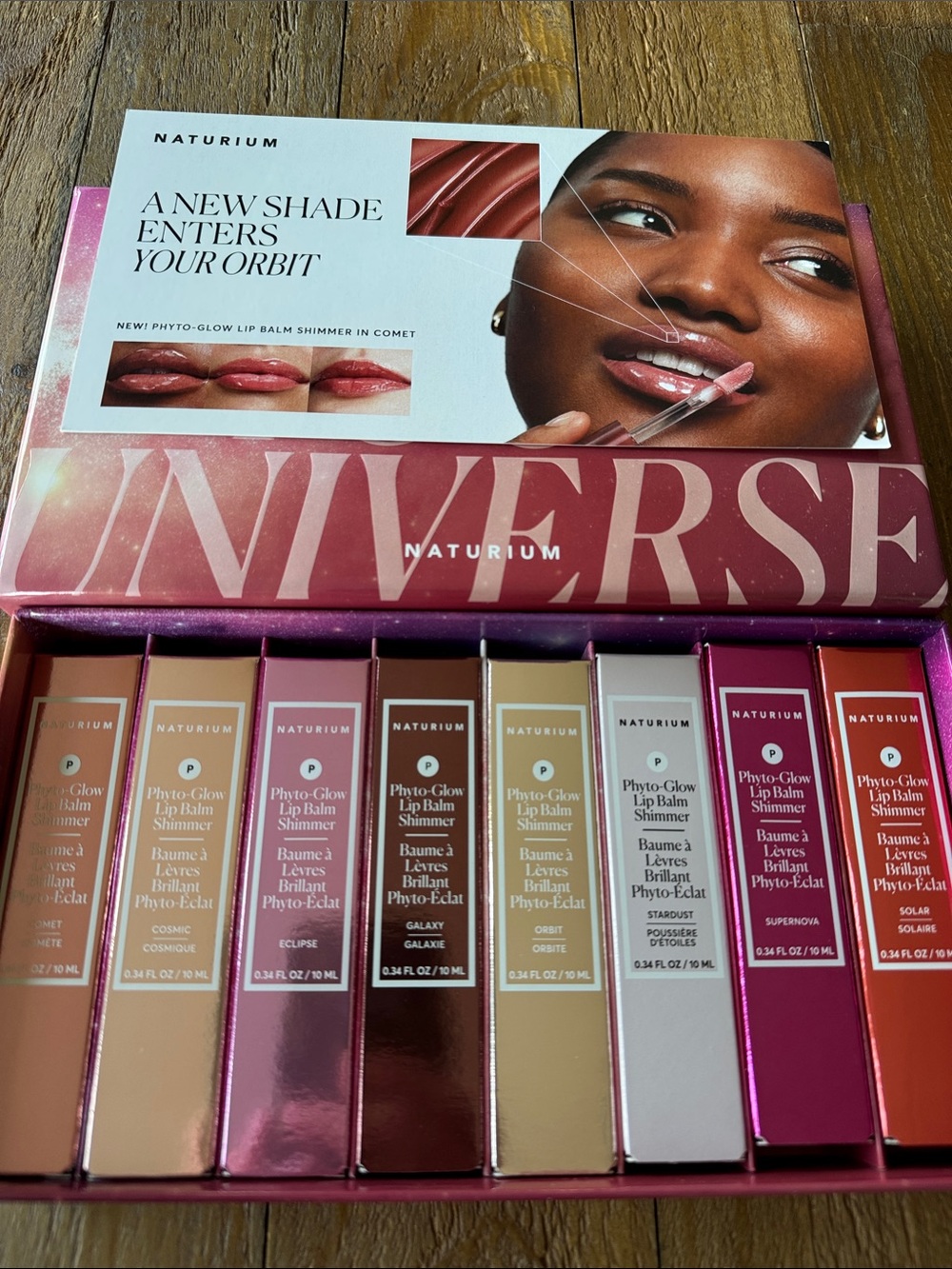 Naturium Phyto-Glow Lip Balm Shimmer Set — Assorted Pink & Neutral Shades